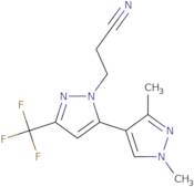 3-[1',3'-Dimethyl-5-(trifluoromethyl)-1'H,2H-3,4'-bipyrazol-2-yl]propanenitrile