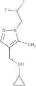 N-{[1-(2,2-Difluoroethyl)-5-methyl-1H-pyrazol-4-yl]methyl}cyclopropanamine