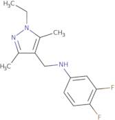 N-[(1-Ethyl-3,5-dimethyl-1H-pyrazol-4-yl)methyl]-3,4-difluoroaniline