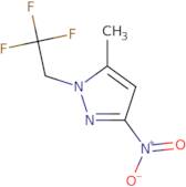 5-Methyl-3-nitro-1-(2,2,2-trifluoroethyl)-1H-pyrazole