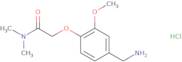 2-[4-(Aminomethyl)-2-methoxyphenoxy]-N,N-dimethylacetamide hydrochloride