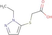 2-[(1-Ethyl-1H-pyrazol-5-yl)sulfanyl]acetic acid