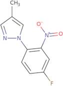 1-(4-Fluoro-2-nitrophenyl)-4-methyl-1H-pyrazole