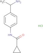 N-[4-(1-Aminoethyl)phenyl]cyclopropanecarboxamide hydrochloride