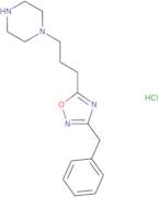 1-[3-(3-Benzyl-1,2,4-oxadiazol-5-yl)propyl]piperazine hydrochloride