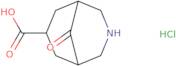 9-Oxo-3-azabicyclo[3.3.1]nonane-7-carboxylic acid hydrochloride