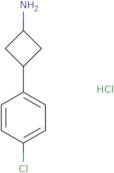 rac-(1R,3R)-3-(4-Chlorophenyl)cyclobutan-1-amine hydrochloride