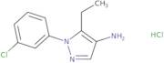 1-(3-Chlorophenyl)-5-ethyl-1H-pyrazol-4-amine hydrochloride