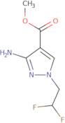 Methyl 3-amino-1-(2,2-difluoroethyl)-1H-pyrazole-4-carboxylate