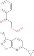 2-Oxo-2-phenylethyl 6-cyclopropyl-3-methyl-[1,2]oxazolo[5,4-b]pyridine-4-carboxylate