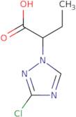 2-(3-Chloro-1H-1,2,4-triazol-1-yl)butanoic acid