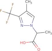 2-[4-Methyl-3-(trifluoromethyl)-1H-pyrazol-1-yl]propanoic acid