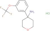 4-[3-(Trifluoromethoxy)phenyl]oxan-4-amine hydrochloride