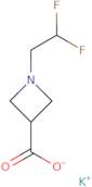 Potassium 1-(2,2-difluoroethyl)azetidine-3-carboxylate