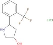 5-[2-(Trifluoromethyl)phenyl]pyrrolidin-3-ol hydrochloride