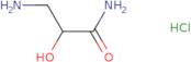 3-Amino-2-hydroxypropanamide hydrochloride