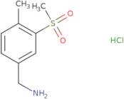 (3-Methanesulfonyl-4-methylphenyl)methanamine hydrochloride