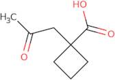 1-(2-Oxopropyl)cyclobutane-1-carboxylic acid