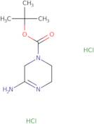 tert-Butyl 5-amino-1,2,3,6-tetrahydropyrazine-1-carboxylate dihydrochloride