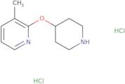 3-Methyl-2-(piperidin-4-yloxy)pyridine dihydrochloride