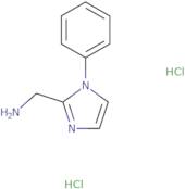 (1-Phenyl-1H-imidazol-2-yl)methanamine dihydrochloride