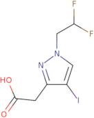 2-[1-(2,2-Difluoroethyl)-4-iodo-1H-pyrazol-3-yl]acetic acid