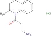 3-Amino-1-(2-methyl-1,2,3,4-tetrahydroquinolin-1-yl)propan-1-one hydrochloride