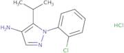 1-(2-Chlorophenyl)-5-(propan-2-yl)-1H-pyrazol-4-amine hydrochloride
