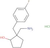 2-(Aminomethyl)-2-[(4-fluorophenyl)methyl]cyclopentan-1-ol hydrochloride, somers