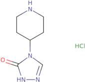 4-(Piperidin-4-yl)-4,5-dihydro-1H-1,2,4-triazol-5-one hydrochloride