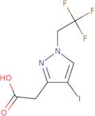 2-[4-Iodo-1-(2,2,2-trifluoroethyl)-1H-pyrazol-3-yl]acetic acid