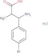 3-Amino-3-(4-bromophenyl)-2-methylpropanoic acid hydrochloride