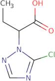 2-(5-Chloro-1H-1,2,4-triazol-1-yl)butanoic acid