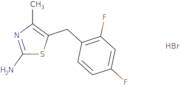 5-[(2,4-Difluorophenyl)methyl]-4-methyl-1,3-thiazol-2-amine hydrobromide