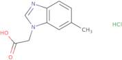 2-(6-Methyl-1H-1,3-benzodiazol-1-yl)acetic acid hydrochloride