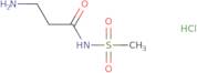 3-Amino-N-methanesulfonylpropanamide hydrochloride