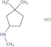 N,3,3-Trimethylcyclopentan-1-amine hydrochloride