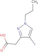 2-(4-Iodo-1-propyl-1H-pyrazol-3-yl)acetic acid