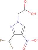 2-[3-(Difluoromethyl)-4-nitro-1H-pyrazol-1-yl]acetic acid