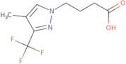 4-[4-Methyl-3-(trifluoromethyl)-1H-pyrazol-1-yl]butanoic acid