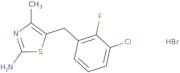 5-[(3-Chloro-2-fluorophenyl)methyl]-4-methyl-1,3-thiazol-2-amine hydrobromide