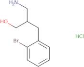 3-Amino-2-[(2-bromophenyl)methyl]propan-1-ol hydrochloride