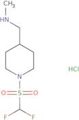 [(1-Difluoromethanesulfonylpiperidin-4-yl)methyl](methyl)amine hydrochloride