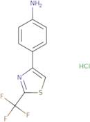 4-[2-(Trifluoromethyl)-1,3-thiazol-4-yl]aniline hydrochloride