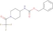 Benzyl 1-(2,2,2-trifluoroacetyl)piperidin-4-ylcarbamate