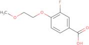 3-Fluoro-4-(2-methoxyethoxy)benzoic acid