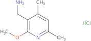 [(2-Methoxy-4,6-dimethyl-3-pyridinyl)methyl]amine hydrochloride