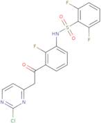 N-(3-(2-(2-Chloropyrimidin-4-yl)acetyl)-2-fluorophenyl)-2,6-difluorobenzenesulfonamide