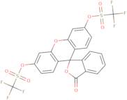 3-oxo-3H-spiro[isobenzofuran-1,9-xanthene]-3,6-diyl bis(trifluoromethanesulfonate)