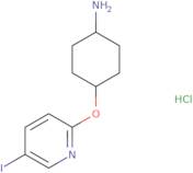 (Trans)-4-((5-iodopyridin-2-yl)oxy)cyclohexan-1-amine hydrochloride